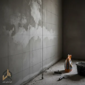 زیرسازی اصولی دیوار برای کاشی‌کاری